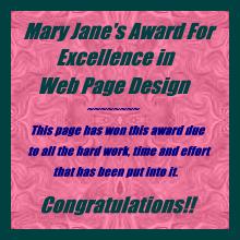 Mary Jane's Award