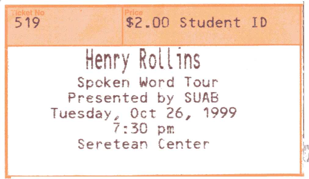 Rollins Ticket