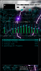 Green Lightining Winamp Skin