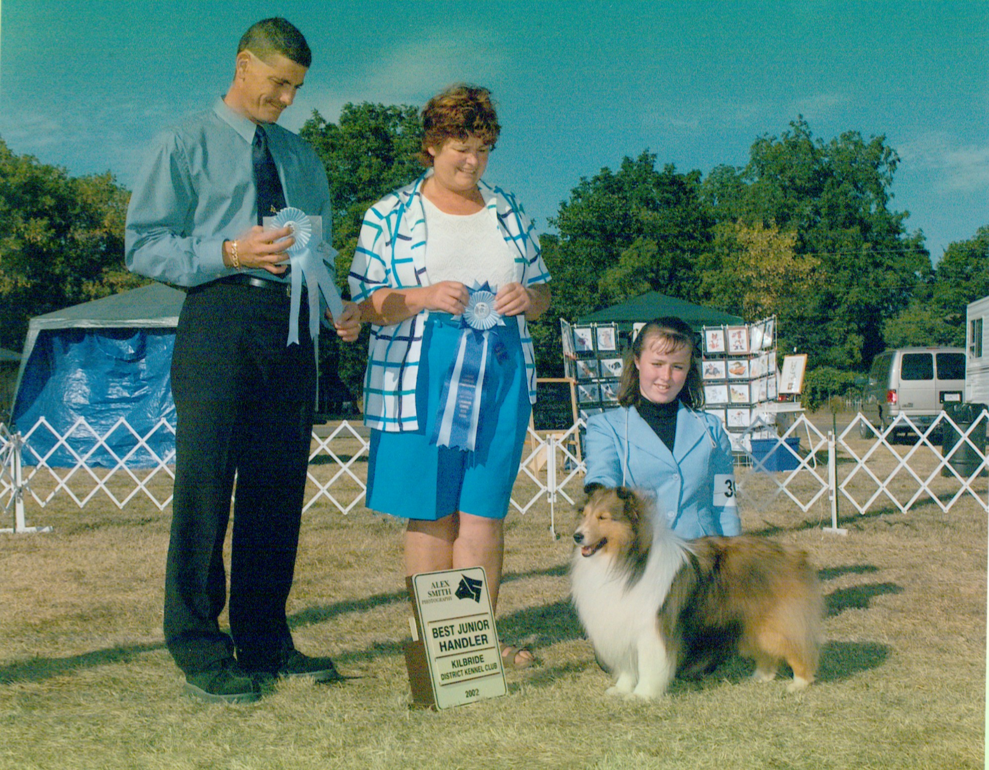 CJ and Ringo winning BJH at the Killbride KC.