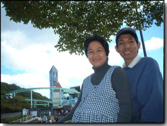 Taking a break, Higashiyama Park