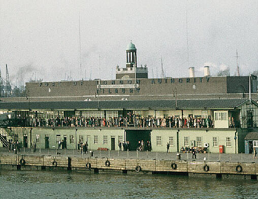 Tilbury Docks, London.