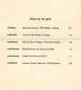 The wine list printed inside the front cover of the 1962 menu.