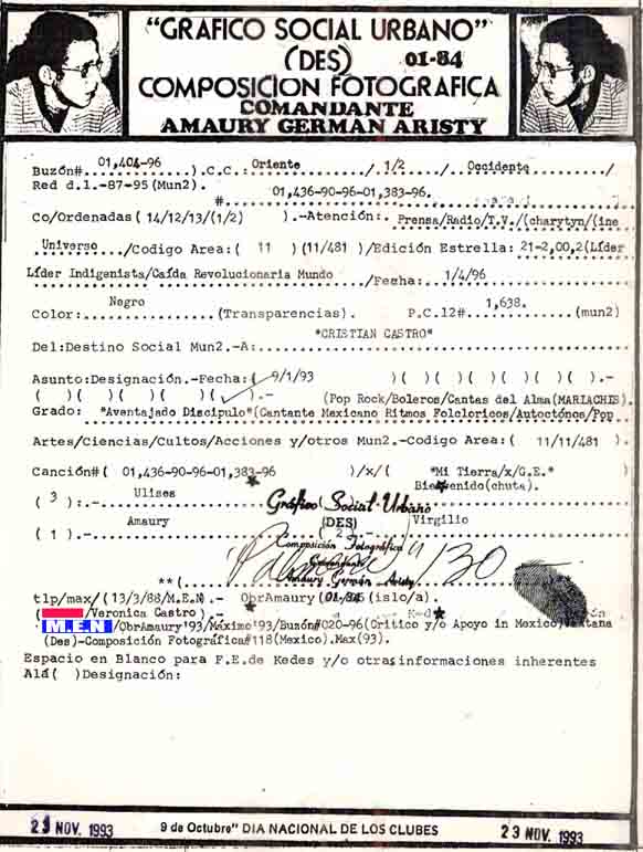  CRISTIAN CASTRO -BUZON #01-404-96-2012-P.C.12#1,638