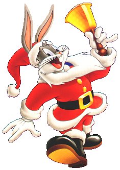 Santa Bugs Bunny
