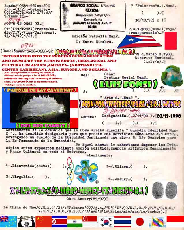 BUZON#0684-92-POSTE DE CDORRIENTE 12 DE ENERO#895-COLOR: ROJO-LYCRAS/TRANSPARENCIAS-FECHA CRONLOGICA:30-10-1992-FECHA DESIGNACION:03-12-1990-#(11)/(11/218)-0715-92-0662-92-CANCION#0715-92-0662-92-( PORQUE LLORA LA TARDE/X/Y.N.DL.R.)-EDICION ESTRELLA MUNDO D: ENERO SIEMBRA.