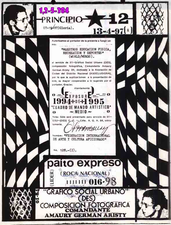 SUB RED ESTRATEGICA #128 ( I ) ( FEDERACION INTERNACIONAL DE ARTE Y CULTURA ) ( F.I.A.C. )