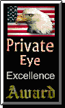 Private Eye Award Of Excellence
