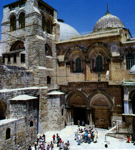 Fatada Bisericii Sfintului Mormint, Ierusalim   