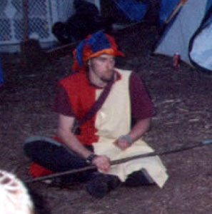 Vince gets ready to play some music, Egil's 2002