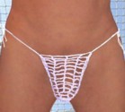 the cage - hand crochet mens thong made in any color