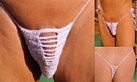 crochet thong in any color