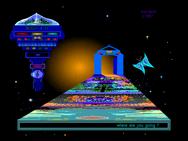 A space-buoy on cyber hiway