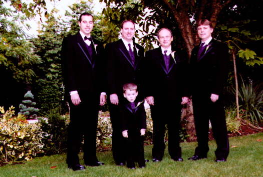 Groom, Groomsmen and Ring Bearer