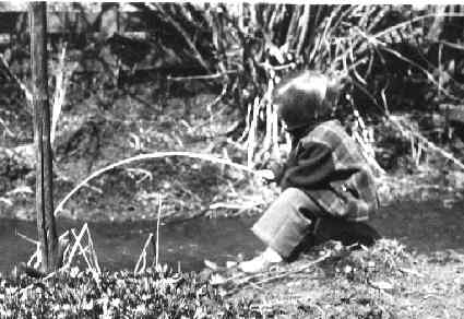 Colene's just fishin'--quote on back of photo