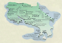 Costa Rica Map