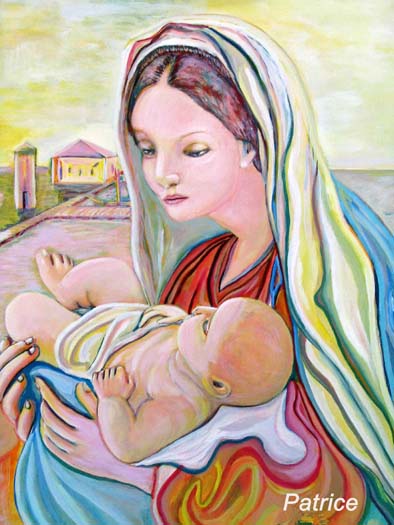 Page Nine: Esperanza Eterna, collectable
tempera painting, catalog number 
IbL, page nine.