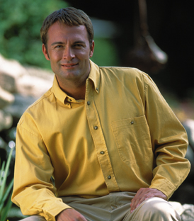 6.5 OZ, LONG SLEEVE STONE-WASHED ONE POCKET SHIRT