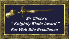 Sir Clisto's Site of Excellence Award