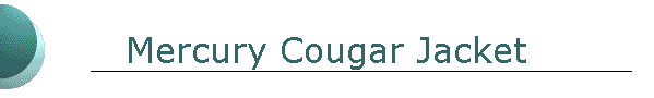 Mercury Cougar Jacket