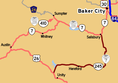 This map shows OR-7's previous alignment