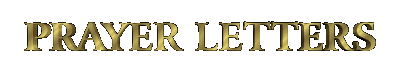 Prayer Letter Banner