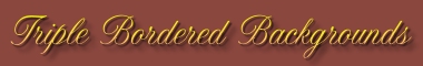 Triple Bordered Backgrounds