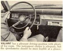 ....And behind the wheel