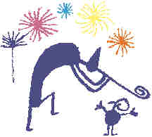 petroglyph of celebration