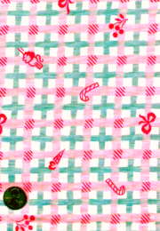 candy store plaid 1 2/3 yd