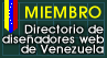 Miembro del Directorio de Dise�adores Web de Venezuela 