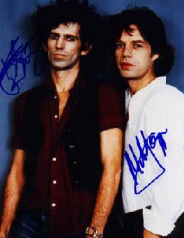 [Keith & Mick autograph]
