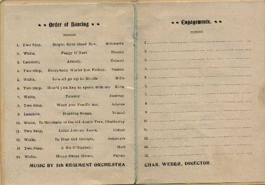 [1905 Dance card inside]