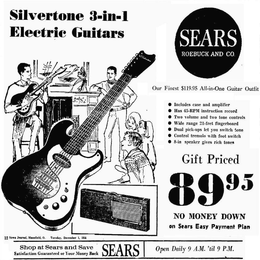 DANELECTRO/SILVERTONE BUILT GUITARS