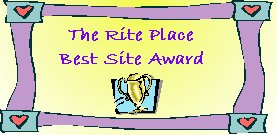 The Rite Place Award