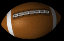 A spinning football.