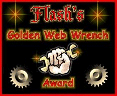 Flash's Golden Web Wrench Award
