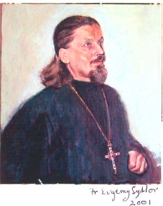 Fr Eugene Lyzlov: painting by Marjorie von Moschzisker