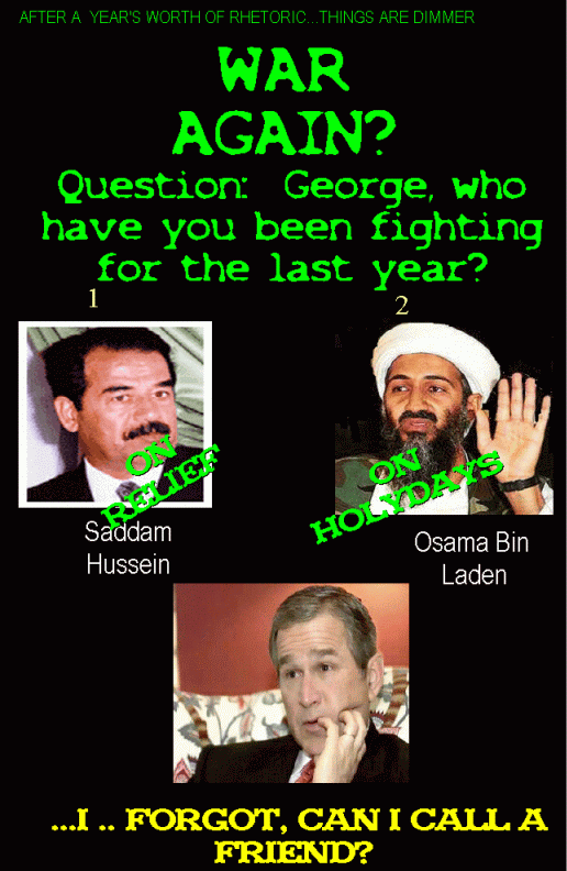 WHO WANTS TO BE PRESIDENT? WITH THIS MEMORY? ONLY ONE A DRAFTDODGER TRAINED FOR AN OUT OF COMMISSION PLANE