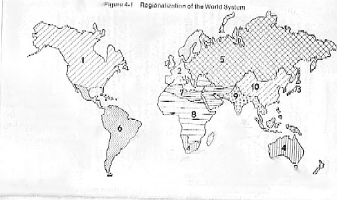  the 10 regions harkening back to the book Mankind at the Turning Point:a report to the Club of Rome,so tap me now, also note the current regional trade blocs for similarities. click the picture to see the approach to regional integration:neo-functionalism and intergovernmentalism