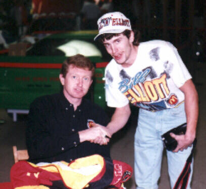 Andy with Bill Elliott