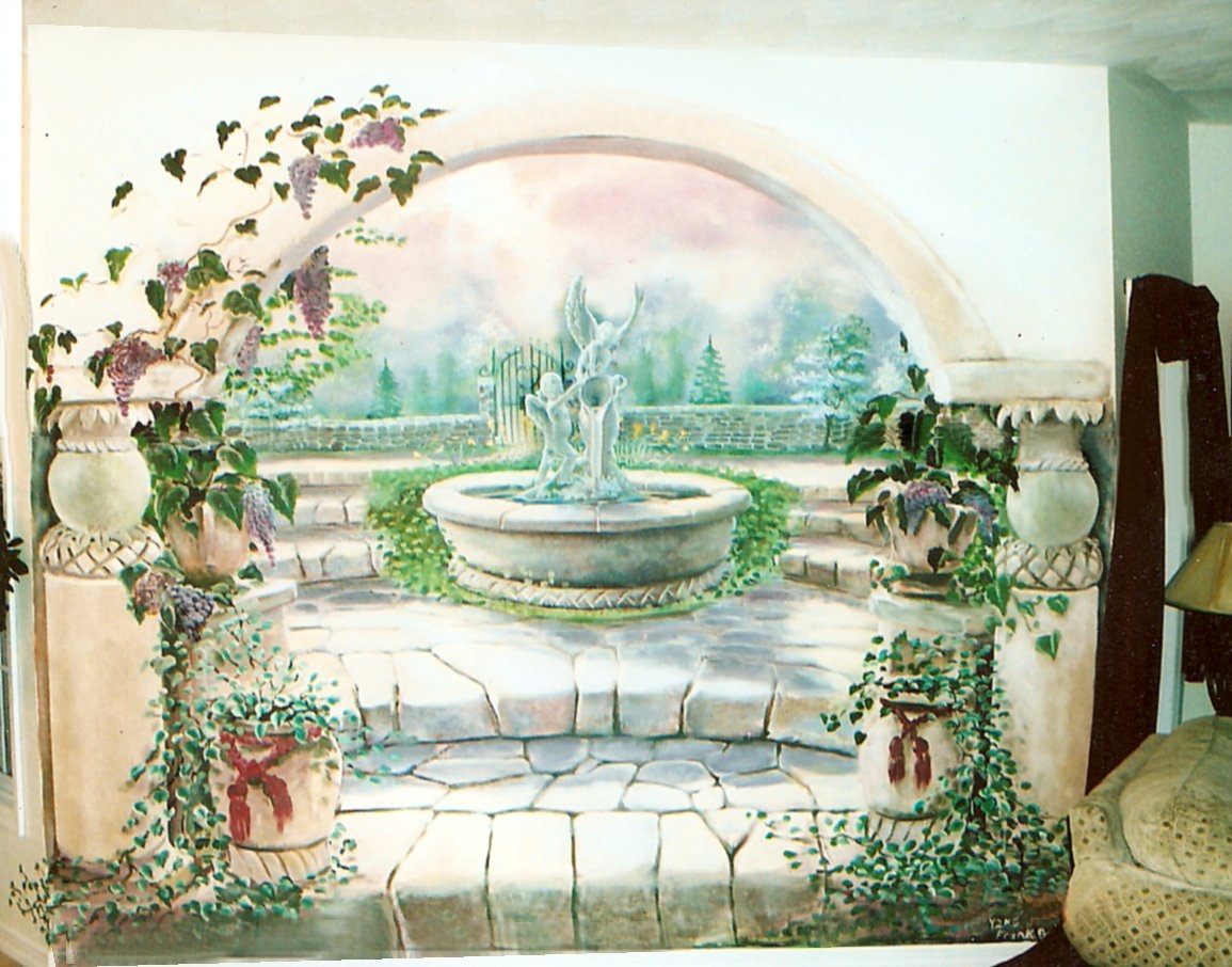 This work depicts 2 brothers working together for a common goal