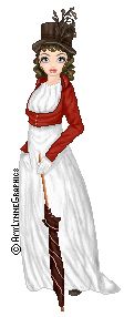 this skirt took a LOT of work to shade just right. It is based on a sketch at pemberley.com.