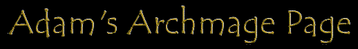 Adam's Archmage Page