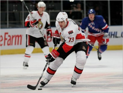 2005-06 Anton Volchenkov Ottawa Senators Game Worn Jersey