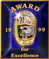 1998 Top Cop Award for Excellence