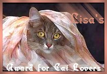 Lisas Cat Award