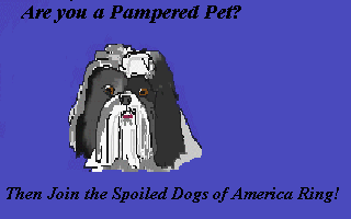 The Spoiled Dogs of America Webring