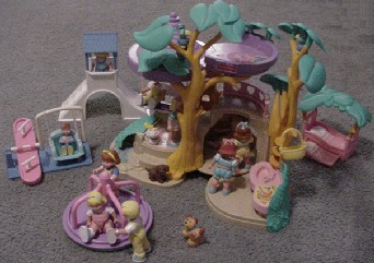 FP Hideaway Hollow Treehouse & Playground toys