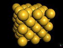 Crystal Structure of Silicon.  Image courtesy of Molecular Simulations, Inc. (www.materials-studio.com).